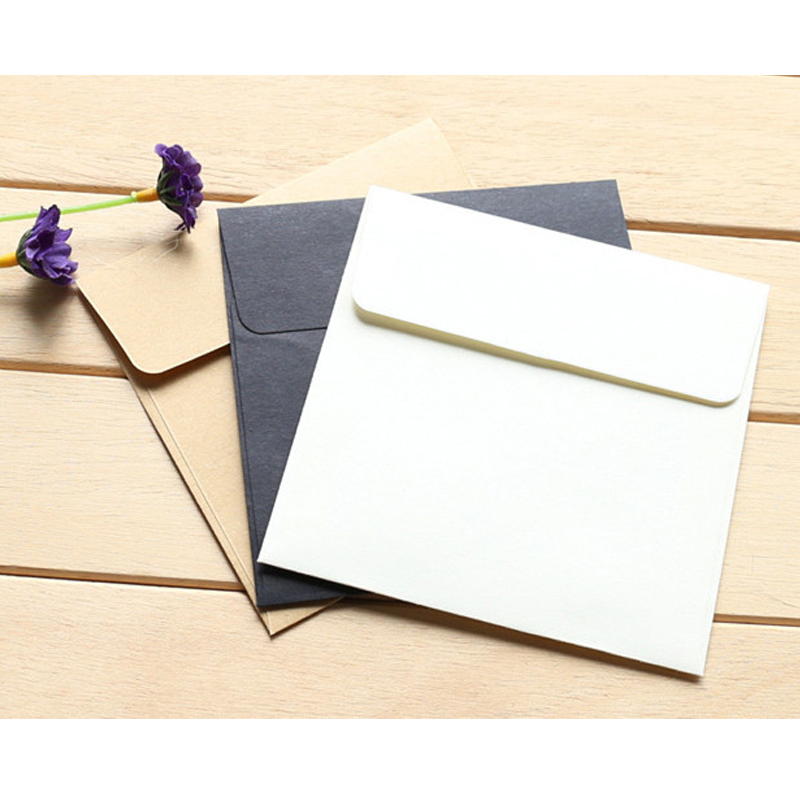 Letter Envelope Kraft - Hochwertige 10 Stück/Lot Mini 10cm*10cm Retro