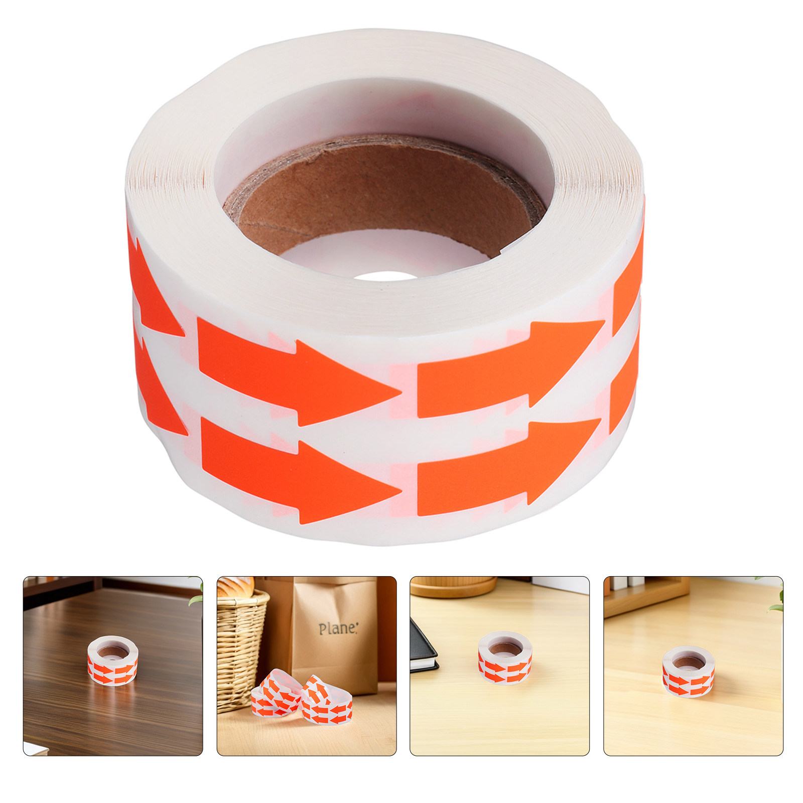 Sticker Label Roll - 2 Rollen Fluoreszierende Pfeilaufkleber Selbstklebende Leuchtende