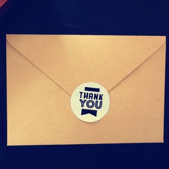 Letter Envelope Kraft - 30 Stück große, dreieckige, faltbare Vintage-Umschläge
