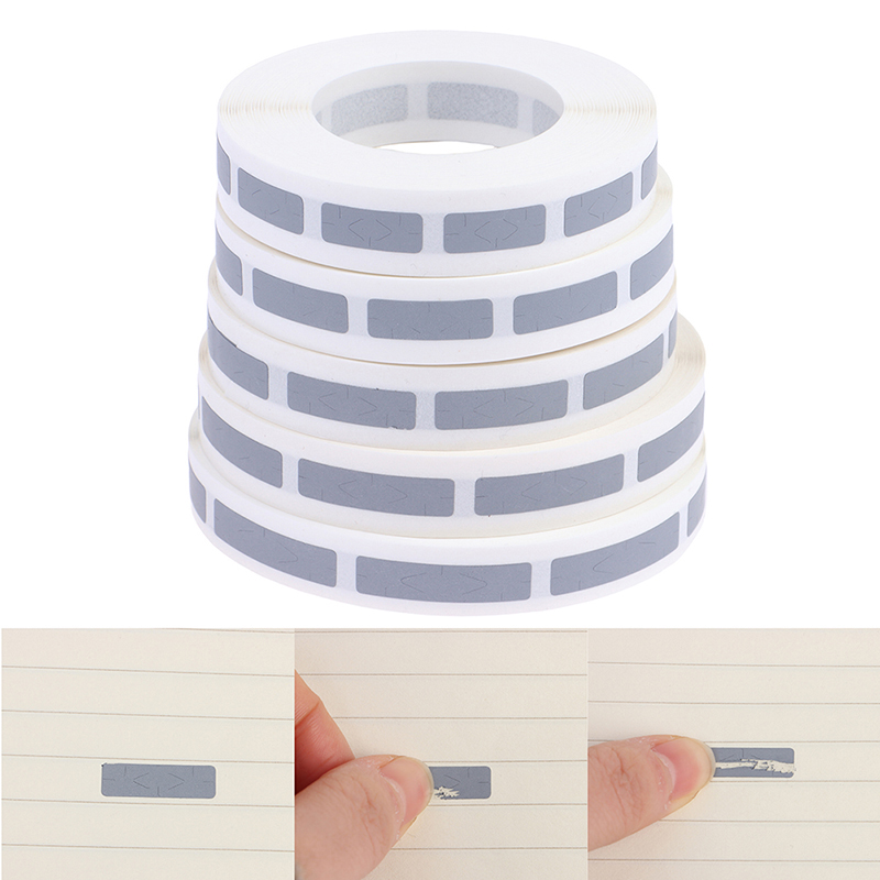Label Printer Tape - 1000 Stück manuelle Rubbelaufkleber-Etiketten, graues Klebeband