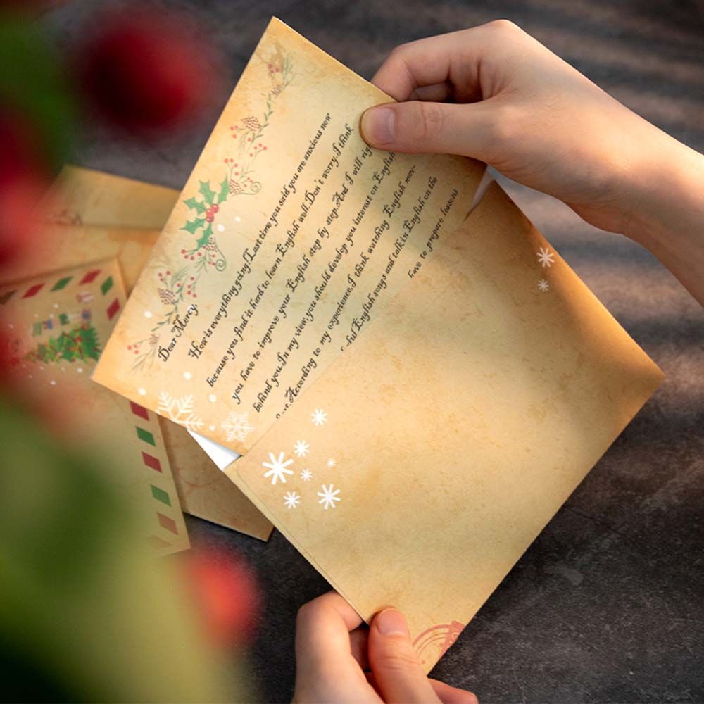 DIY 6-teiliges Set Grußkarten- – Letter Envelope Kraft Bewertung und Preis