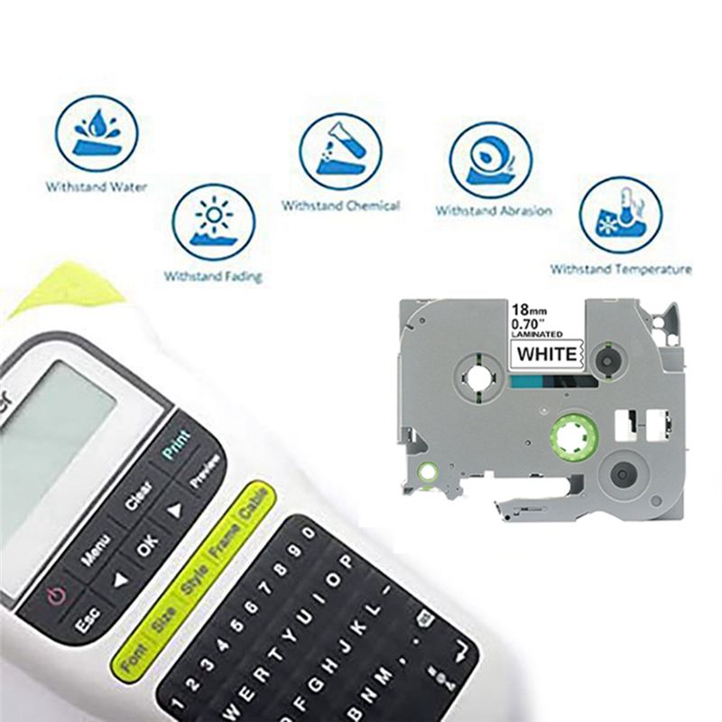 18 mm TZC-Etikettenband, Etike – Label Printer Tape Bewertung und Preis