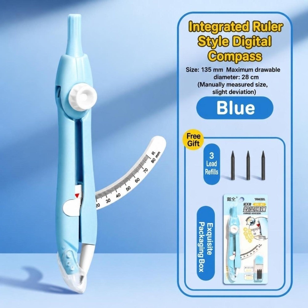 Digitaler Display-Kompass mit  – Compass Geometry Set Bewertung und Preis