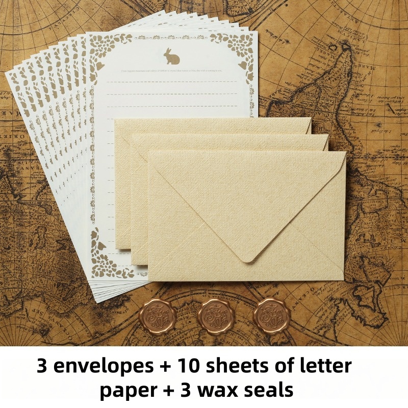 16-teiliges Vintage Leinen-Ums – Letter Envelope Kraft Bewertung und Preis