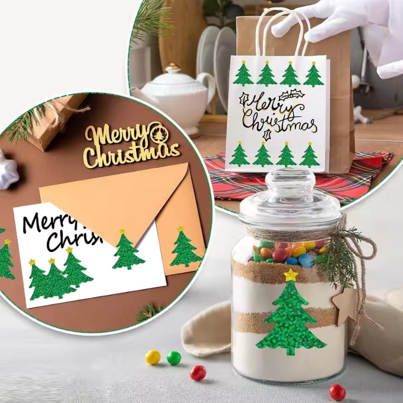 Glitzernde Weihnachtsbaumaufkl – Ideal Stationery & Office Supply Bewertung und Preis
