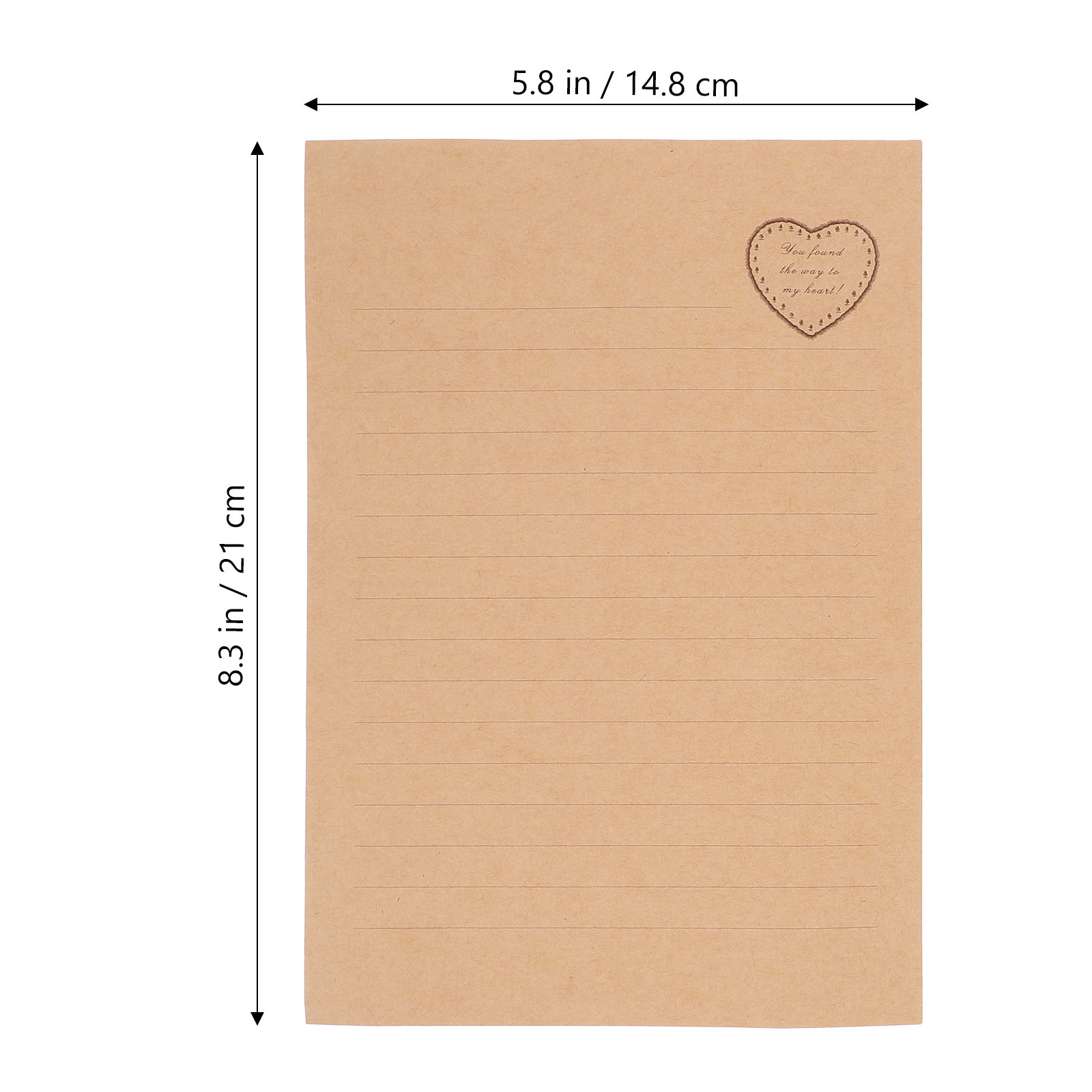 2 Sets Briefpapier im Vintage- – Letter Envelope Kraft Bewertung und Preis
