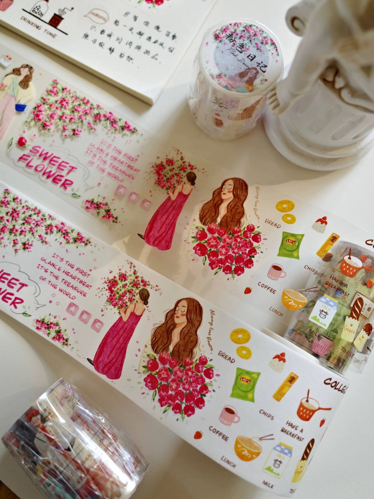 Yier Studio Vintage rosa Milch – Washi Tape Set Bewertung und Preis