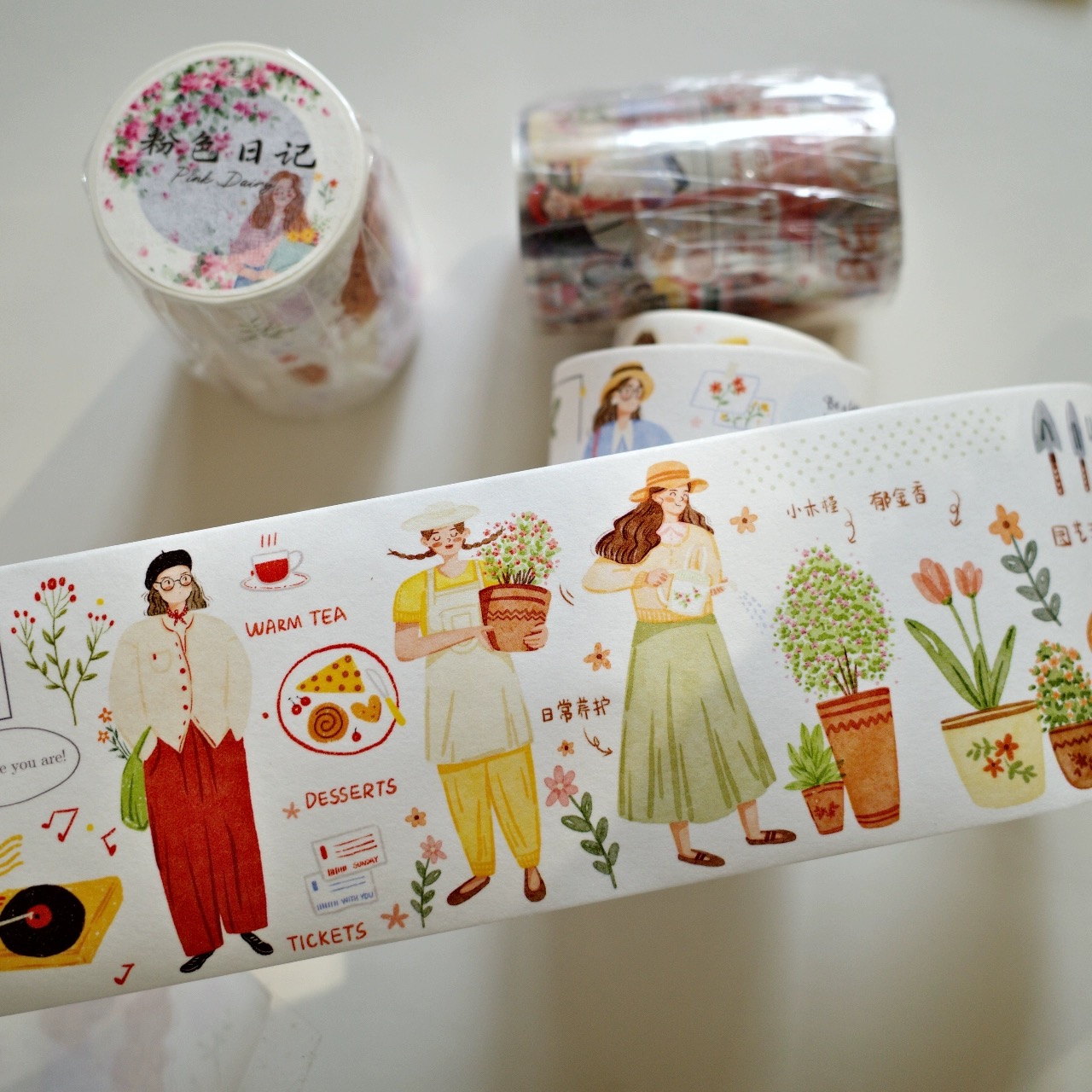 Yier Studio Vintage rosa Milch – Washi Tape Set Bewertung und Preis