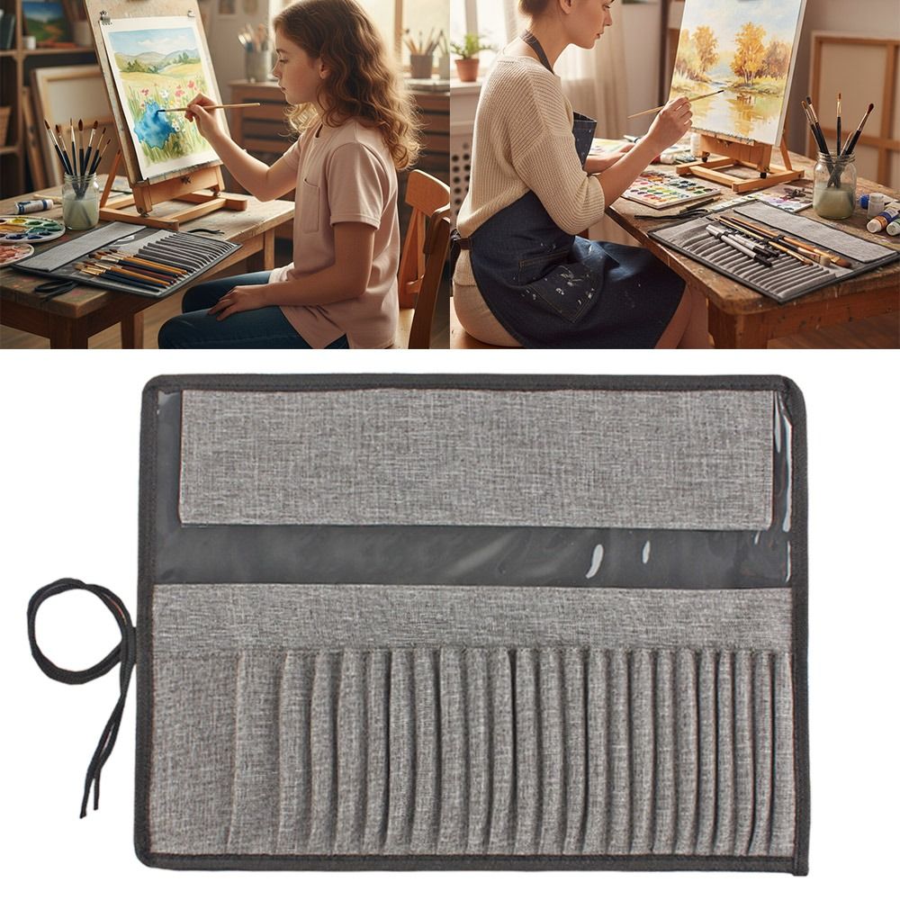 Multifunktionale Leinwand-Malp – Pen Pouch Roll Bewertung und Preis