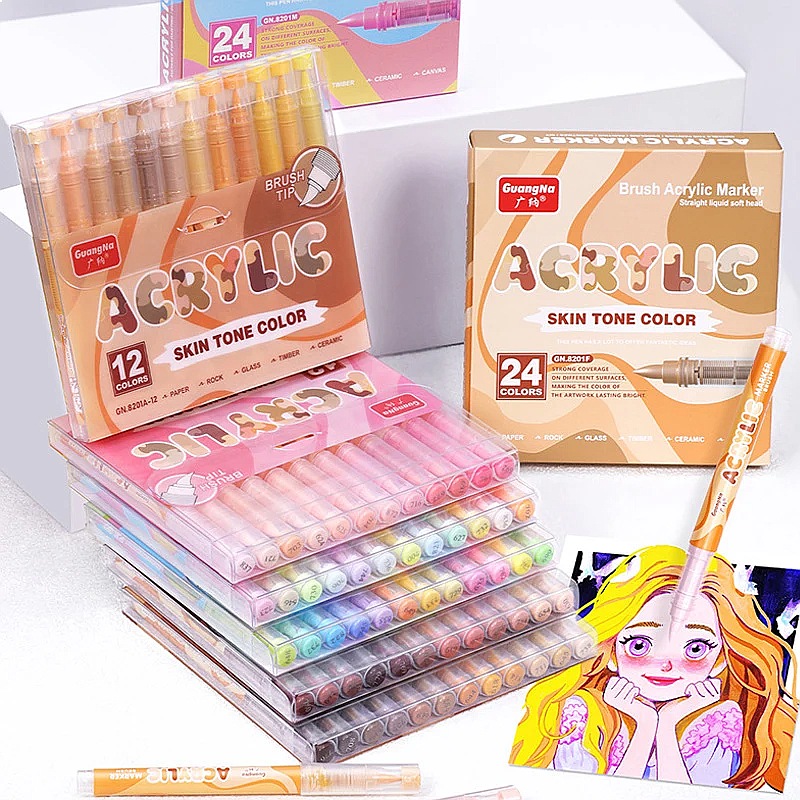 GuangNa 72 Farben Weiche Pinse – Copic Marker Sketch Bewertung und Preis