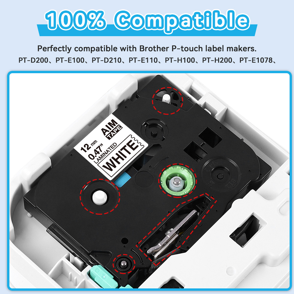 6/9/12/18/24mm für Brother-Ban – Label Printer Tape Bewertung und Preis