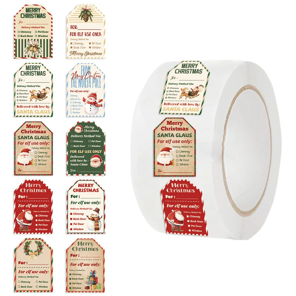 500 Stück Weihnachtsaufkleber- – Label Printer Tape Bewertung und Preis