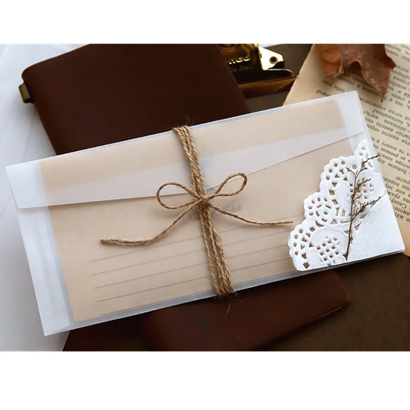 A5 A6 Schwefelsäurepapier, dur – Letter Envelope Kraft Bewertung und Preis